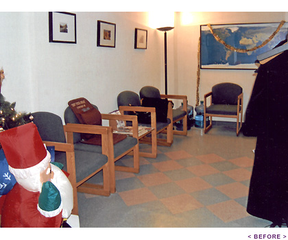 Chiropractic Office - Waiting Room Before