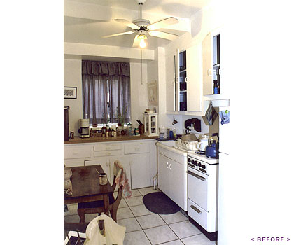 NYC Studio Apartment - Kitchen Before